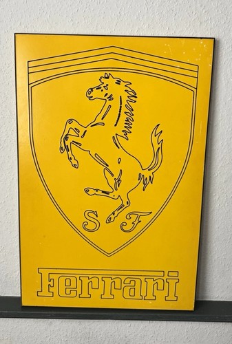 Ferrari bild gefräßt gelb - ferrari,