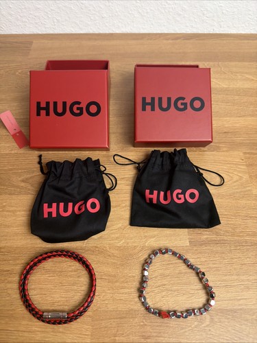Hugo herren armband set rot - hugo,