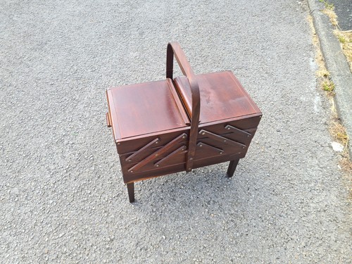 Mahagoni holz freischwinger - mahagoni,