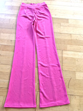 Schlag Hose pink Bootcut Damen