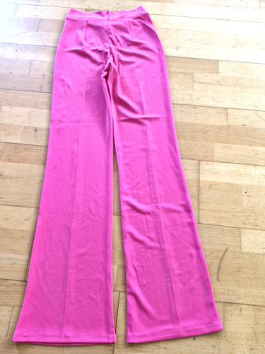 Schlag hose pink bootcut damen - hose,