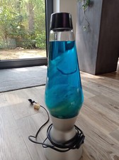original 1990er Mathmos Lavalampe, blau, sehr guter Zustand