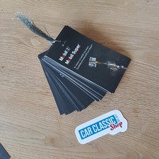 50x Mobil 1 Mobil Super Ölwechselanhänger Ölzettel Serviceanhänger Inspektion