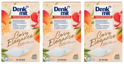 3xdenkmit trocknertücher cosy - trocknertücher,