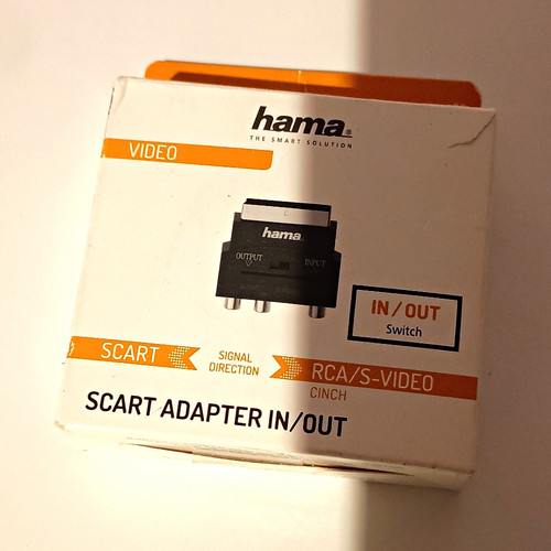 Hama scart adapter - hama, auf