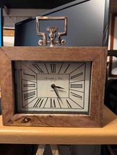 Mangoholz Tisch- oder Kaminuhr