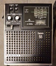 SONY CAPTAIN 55 ICF-5500 SELTENES KOFFERRADIO