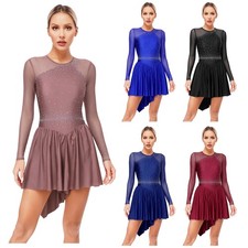 DE Damen Eiskunstlauf Kleid