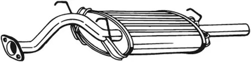 Endschalldämpfer 163 157 - endschalldämpfer, 163-157
