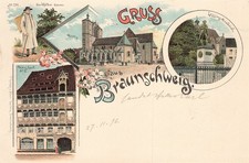 396291) Gruss aus Litho AK