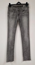 REPLAY Jennpez Jeans W30 L34 Stretch Slim Straight grau Quaste W401 Reißverschlusstaschen