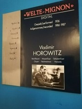 Welte-Mignon" Digital - Horowitz * Recital Vinyl LP/D239