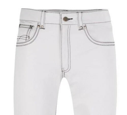 Neu herren leder weiss hose - leder,
