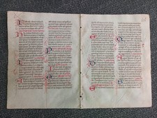 Orig Doppelblatt Brevarium