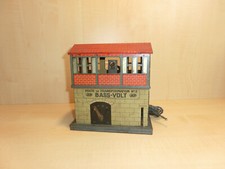 14983) JEP uralt - Spur 0 - Trafohaus Blech - 110 Volt - H. 19 cm - Deko