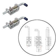 2x Federverriegelung