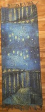 Wendeschal Sternennacht über der Rhone Vincent van Gogh 175x68 80%Viskose 20%BW