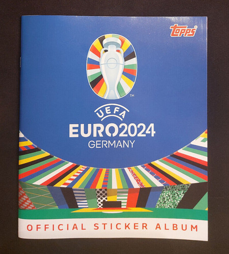 Topps uefa euro 2024 sticker - euro,