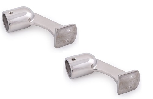 Edelstahl handlauf - 2x,