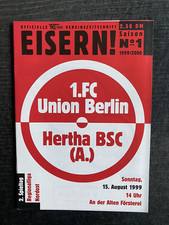 RL 1999/00 1. FC Union Berlin - Hertha BSC (A), 15.08.1999