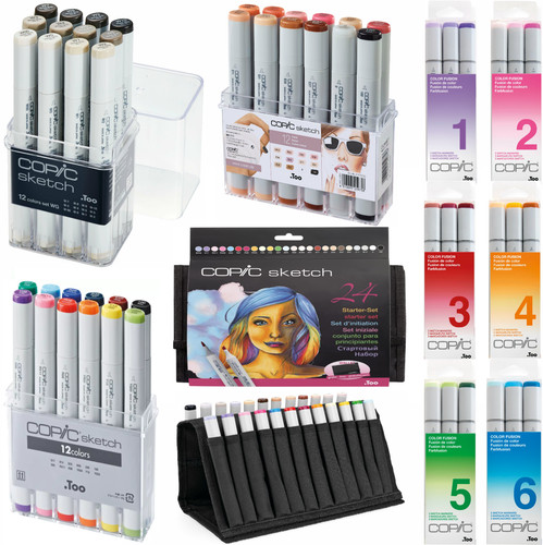 Copic sketch marker sets - copic,