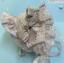 Puppenhut aus seide - puppenhut,