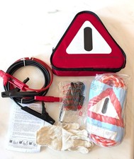 KFZ Pannentasche mit Starthilfekabel, Abschleppseil, Taschenlampe und Handschuhe