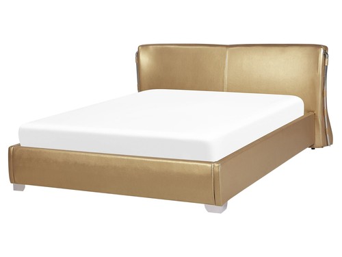 Modernes wasserbett echtleder - wasserbett,