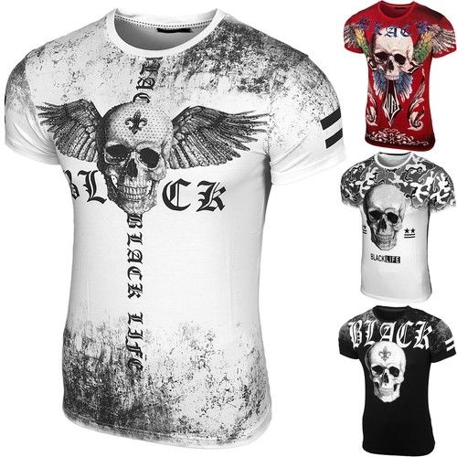 Herren rundhals strass - herren,