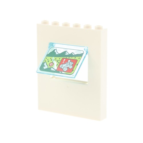 Lego wand panele 1x6x6 - panele,