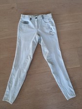 weiße Reithose Turnierreithose Vollbesatz Leder Pikeur Gr. S