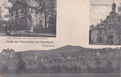Gruß aus wernstein - sw, ,