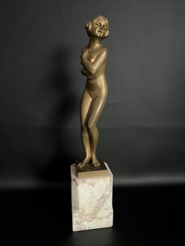 Akt jugendstil bronze - jugendstil, figur