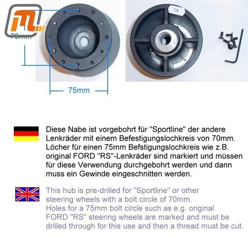 Ford capri lenkradnabe für - lenkradnabe,