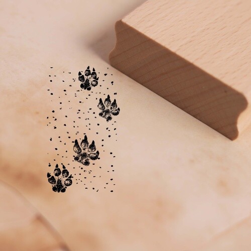 Motivstempel hundespuren - motivstempel,
