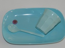 RICE Teller/ Tablett türkis