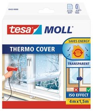 tesa MOLL Thermo Cover Fensterisolierfolie 4,0 m x 1,5 m durchsichtig
