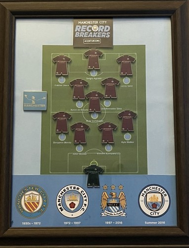 Manchester city centurions pin - manchester,
