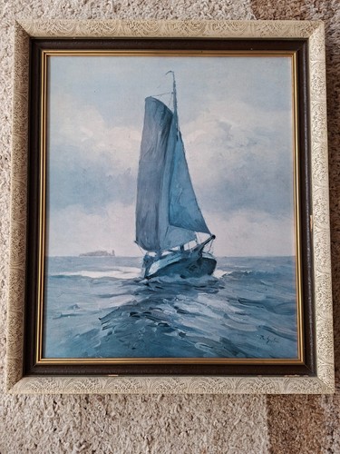 ölgemälde schiff auf dem - auf,