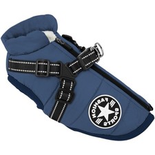 Hundejacke mit Geschirr für