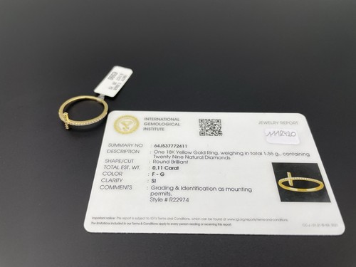 Kreuz ring 750 18 k - kreuz,