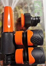 4 Teile Anschluss Set 1/2" Zoll Gartenschlauch Spritze Adapter Schlauchverbinder