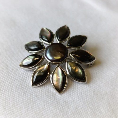 Brosche aus 925er silber - brosche,