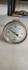 Jumo Bimetallthermometer 0 Bis 60 °C    Bauform 18     1/2 Zoll AG   gebraucht