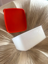 Tupperware  Gefrierdose, Eiskristall 400 ml mit rotem Deckel NEUWERTG