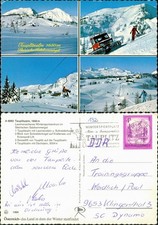 Ansichtskarte Tauplitzalm-Bad Mitterndorf 4 Bild: Skigebiet Schneeraupe 1981