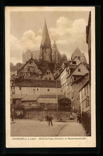Marburg lahn blick auf - marburg, d.