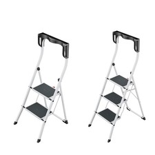 Hailo ergonomische Stahl Trittleiter Tritt Leiter Hocker K75 ComfortLine