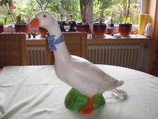 Gans Lampe 54cm Heico - Vintage Leuchte lebensgroß - Dekoleuchte - Rarität