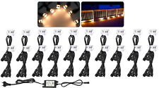 20er Set Treppenbeleuchtung Bodeneinbauleuchten Aussen Led, Ø31mm 12V Warmweiß